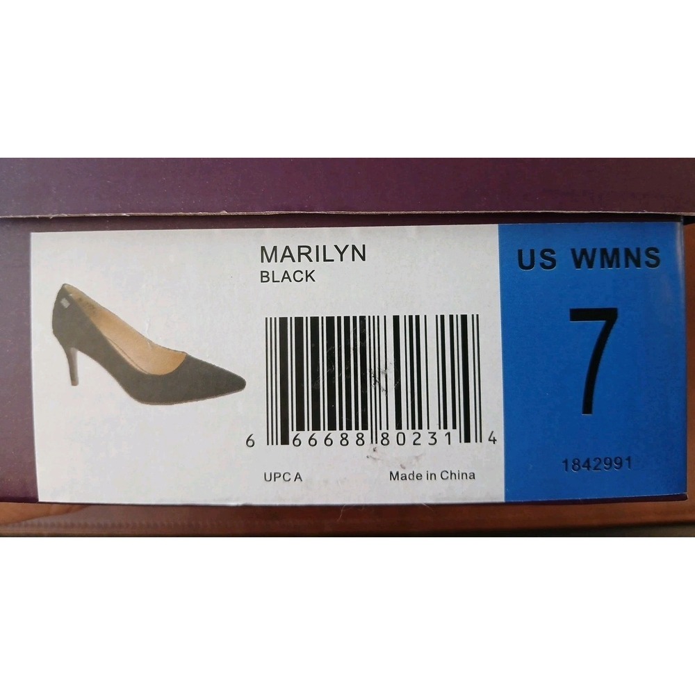 Gloria Vanderbilt Size 7 M MARILYN / Black Pumps Heels Women's Shoes NEW in Box - Picture 9 of 10